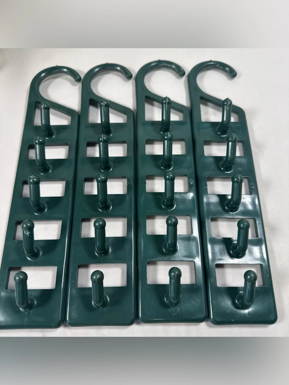Closet Organizer Hooks in Dark Green